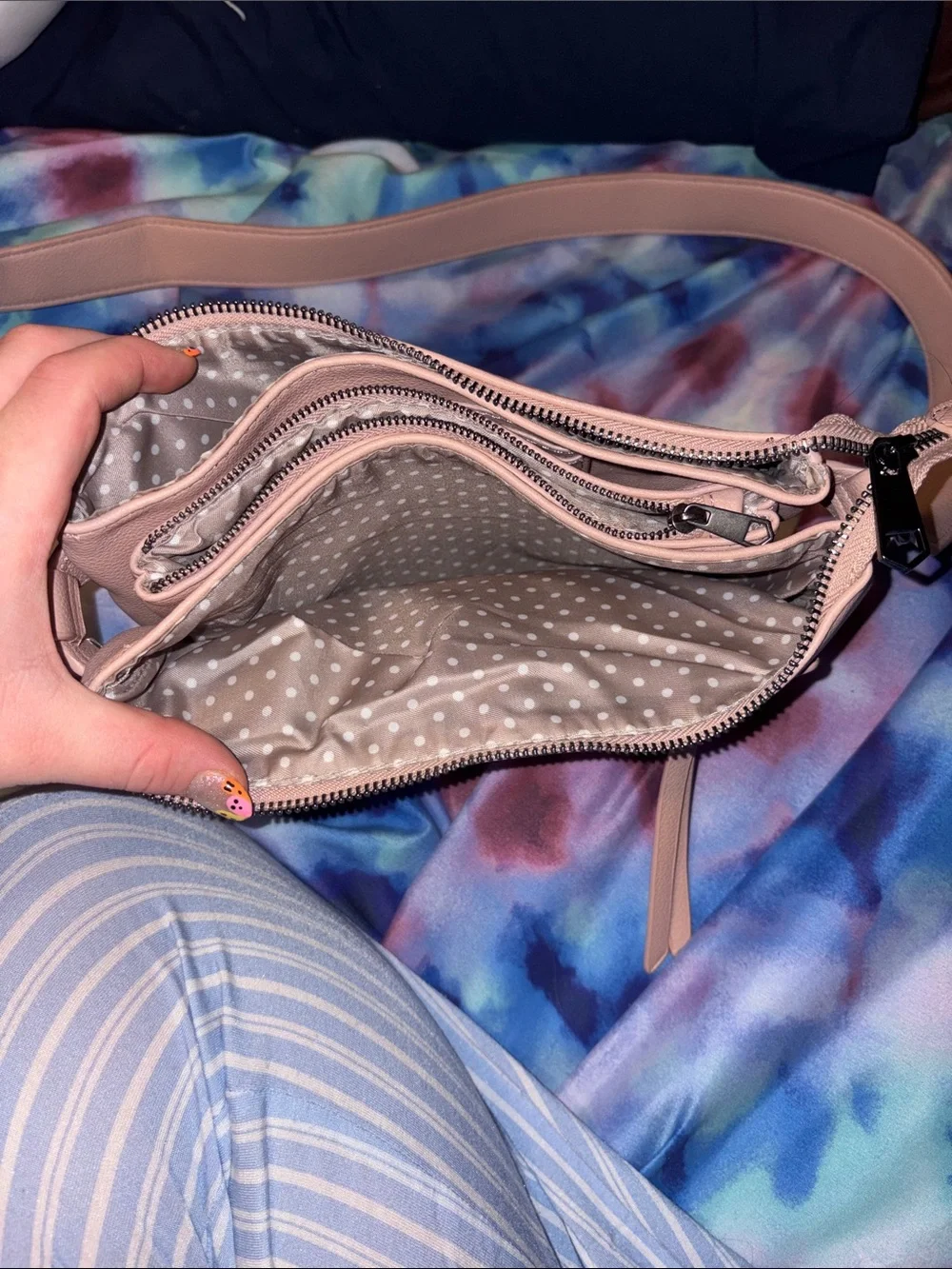Women's Pink Crossbody Bag - Stylish Everyday Shoulder Bag